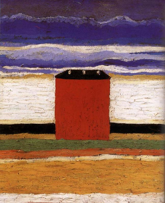 Kasimir Malevich Red House France oil painting art